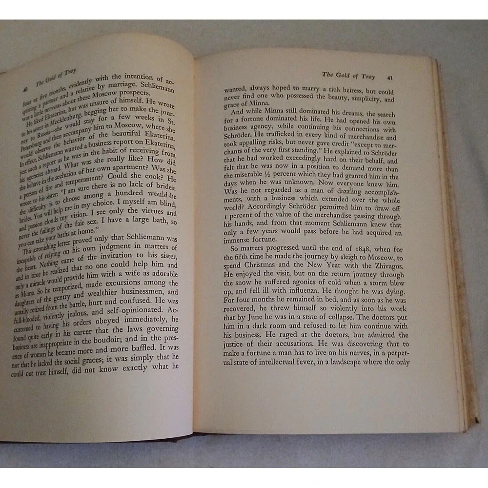 THE GOLD OF TROY Robert Payne -‎ Hardcover with Dust Jacket
